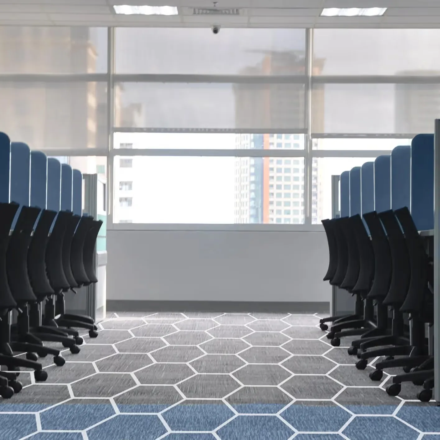 Sanitizing a commercial space