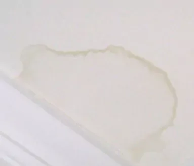 Water-stained drywall