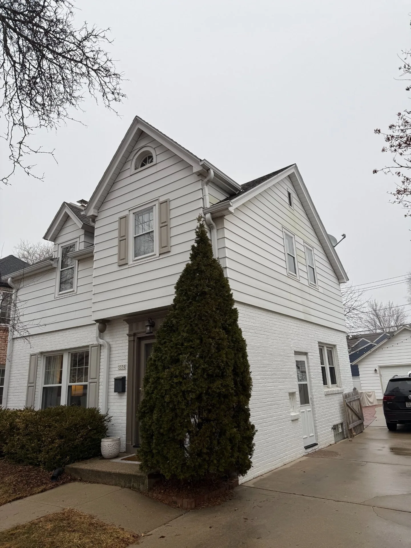 A two-story house in Milwaukee